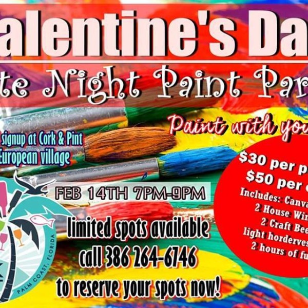 Date Night Paint Party | Valentine’s Day