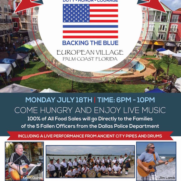 Backing the Blue | Fundraiser at the European Village